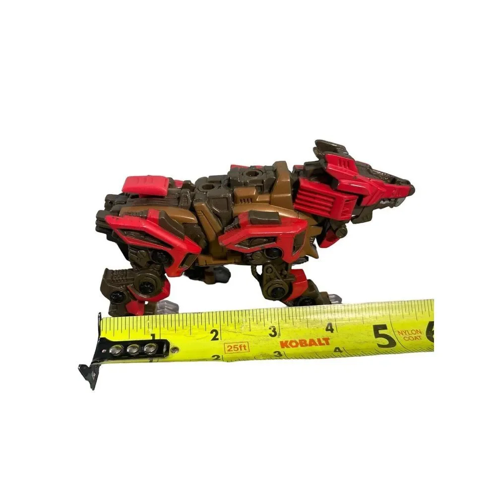 Tomy Hasbro Zoids Liger Zero X Red Action Figure 2002 *Missing Parts* Incomplete